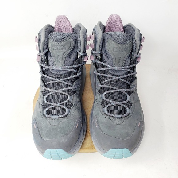 Hoka One One Kaha 2 GTX Boots Womens 9 Trail Waterproof High Top Comfort Sneaker - Picture 4 of 16